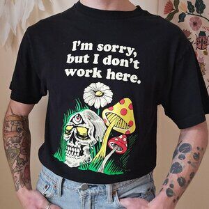 Trippy Black Psychedelic T Shirt